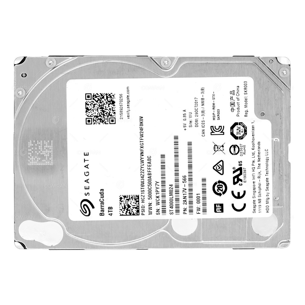 ST4000LM024 SEAGATE BARRACUDA 4TB 5.4K 6G SATA 2.5 SFF HARD DRIVE 2AN17V-566